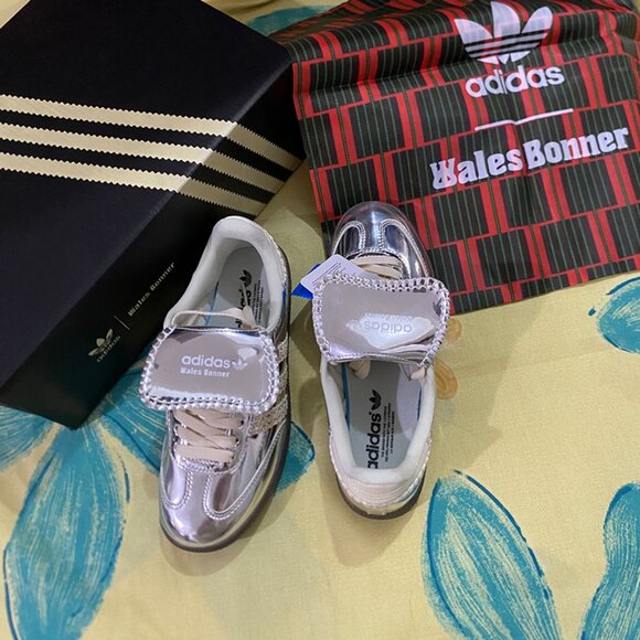 Adidas x Wales Bonner Silver Unisex Sneakers - Picture 10 of 10